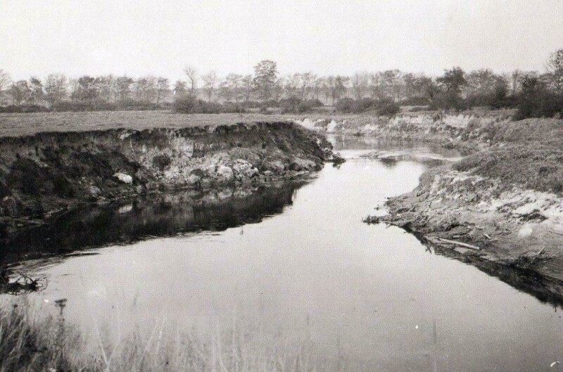 Ein Fluss schlängelt sich ruhig durch eine natürlich Landschaft.