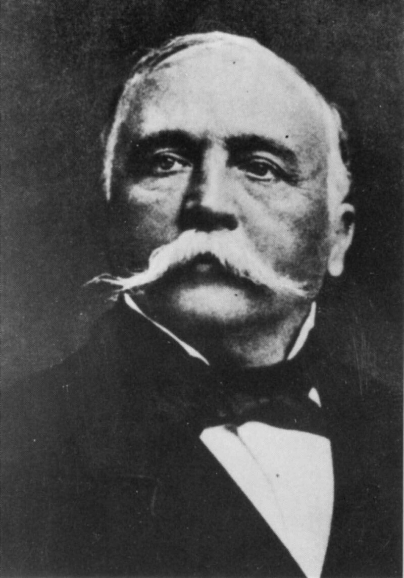 Porträt-Fotografie von dem Industriellen Friedrich Grillo.